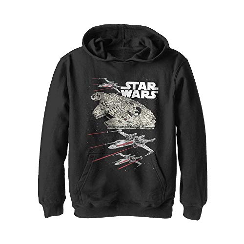 Sweat à capuche Star Wars en polaire noire ultra douce et isolante XL