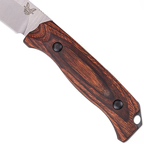 Benchmade - Saddle Mountain Skinner 15001-2 Knife, Drop-Point, Stabilized Wood Handle