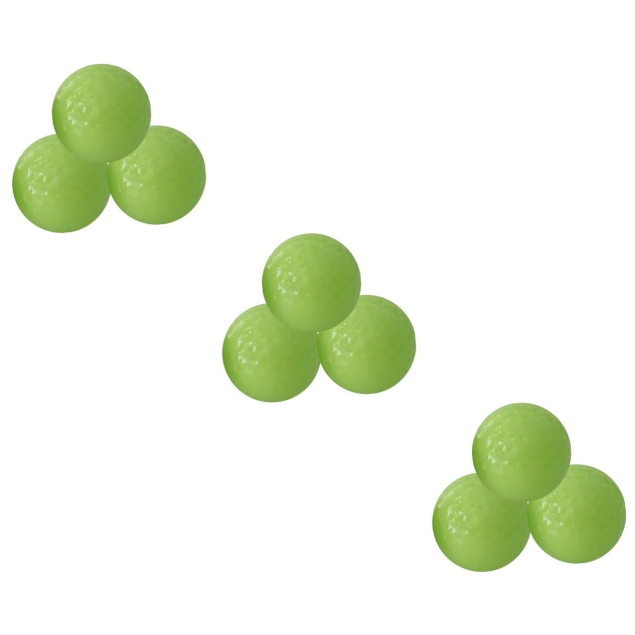 Kisangel 3sets 3pcs Luminous Automatic Play Soft Design for Training Fun Durable and Light Absorbing Present for Golf Enthusiasts 3pcs*3