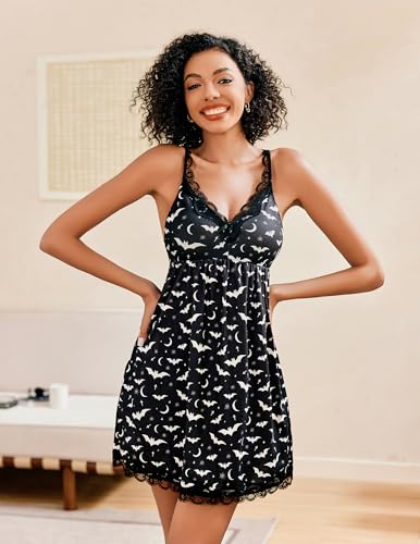 Image of Avidlove Women Sexy Sleepwear Lace Chemise Nightgown Full Slip Babydoll Sleepwear