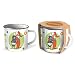 Trötsch Unser Sandmännchen Emaille Becher Tasse Fuchs und Elster: Kaffeetasse Teetasse Geschenkidee Geschenk Tasse Emaillebecher