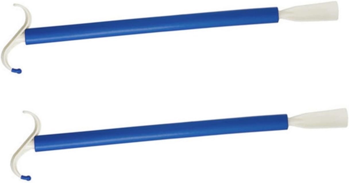 2pcs Handicapped Auxiliary Shoehorn Convenient Dressing Shoe Lifter for Men Shoe Fitter