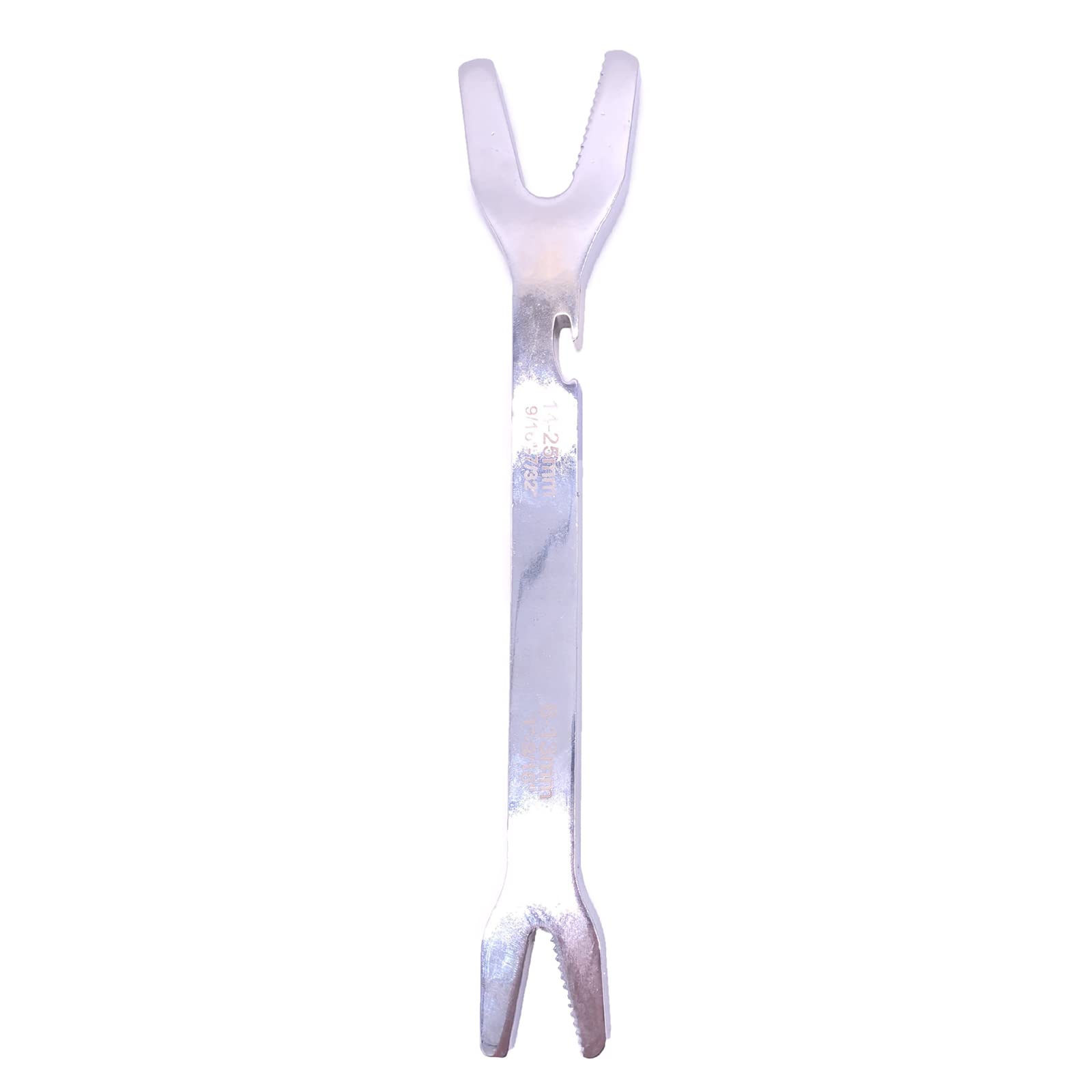 Kalttoy White Double Ended Wrench Double-Headed Self-Tightening Wrench End Spanner 25Cm Ended