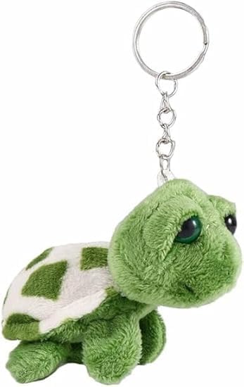Rosojodg Grüne Schildkröte Plüsch-Schlüsselanhänger – Süß & Mini Für Rucksack & Party