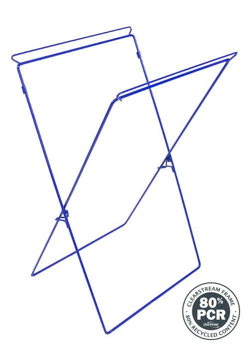 Zero Waste Event Trash and Recycling System | Portable Recycling Bin for Mixed Recycling | Great for Events, Festivals, Schools - Blue