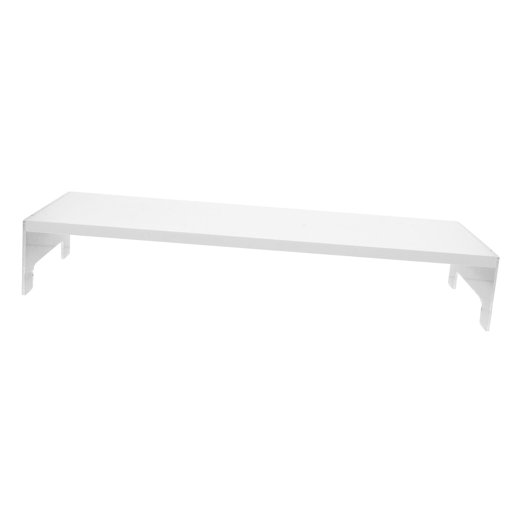 Support de moniteur acrylique stable et gain de place pour un espace de travail ergonomique