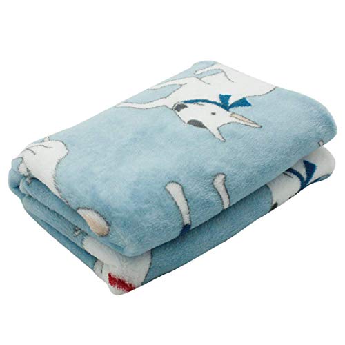 Bull Terrier Heart Pattern Print Blanket