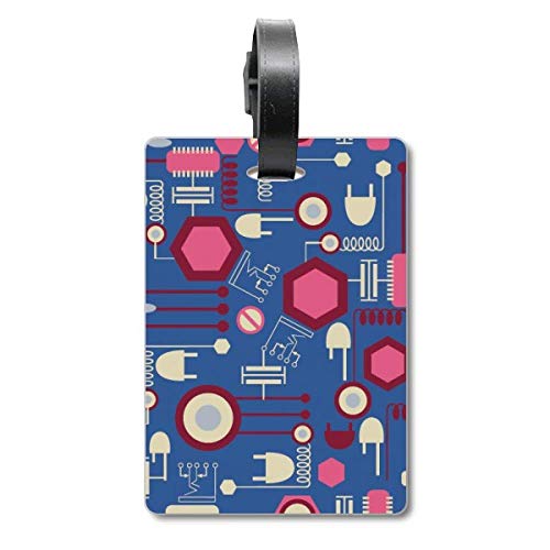 Étiquette d'identification touristique motif croisière pour valise et bagage voyage
