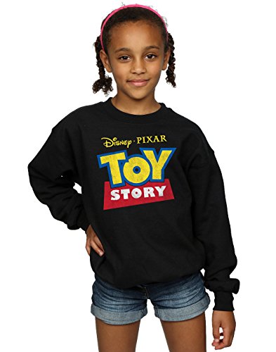 Disney Girls Toy Story Logo Sweatshirt 9-11 Years Black