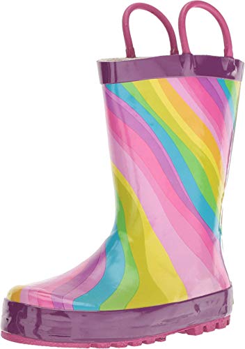 Western Chief Rain Boots with Pull on Handles for Toddlers and Kids - Premium Waterproof Boots for Boys and Girls