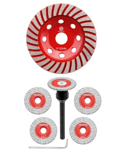 Disque a tronconner carrelage FOCSTOL meule diamantee 125 meuleuse angle brique grès