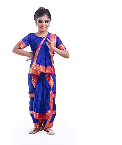 Image of Fancydresswale Bharatnatyam Dance Dress for Girls