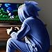 Sonic The Hedgehog Kids Onesie Pajamas - Boys Long Sleeve Zip Up Hooded Blanket Sleep - One Piece Costume - Official License Blue