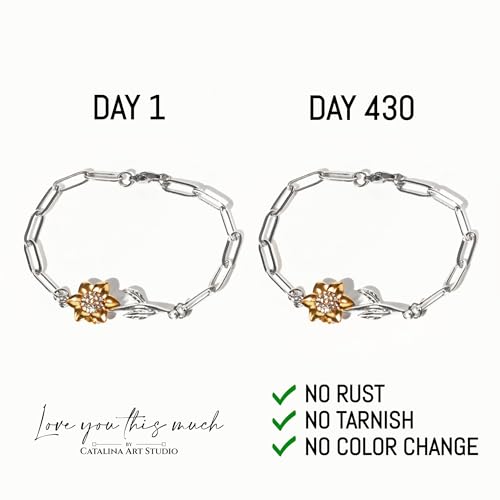 Love You This Much Sentimental Aunt to Be .925 Sterling Silver Jewelry, Adjustable 16-19", Auntie Pregnancy Announcement to Sister, Promoted to Auntie, Soon to Be Aunt4