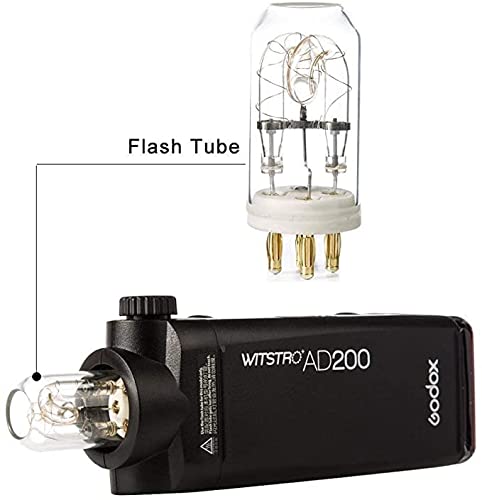 Generic flashtube for GODOX AD200 Pro 200 W Flash Tube Nudo Flash Lampadina per GODOX AD200 Pocket Flash Light