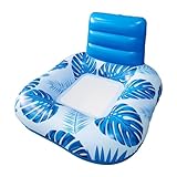 Cama Hamaca Agua, Duradero Alfombra Flotante Natación, Ligera Piscina Cama Flotante, Flotadores Inflables del Estanque, Cama Flotante Piscina, Juguetes Piscina Luminosos para Piscina
