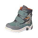 RICOSTA Jungen Winterstiefel GRISU,Kinder Boots,WMS:Mittel,lose Einlage,Sympatex,Blinklicht,Outdoor-Kinderschuhe,Salbei/Anthra (570),26 EU