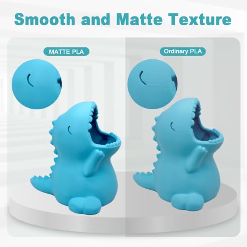 Image of 1.75mm Matte PLA Filament 8 Colors 250g 8 Pack, Low Warping Smooth Print 3D Printer Filament for Most FDM Printers