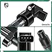 YHTAUTO Set of 6 Ignition Coil Pack Replacement for Jaguar X-Type 2002-2008, S-Type 2003-2008 2.5L 3.0L V6 Replace C2S11480