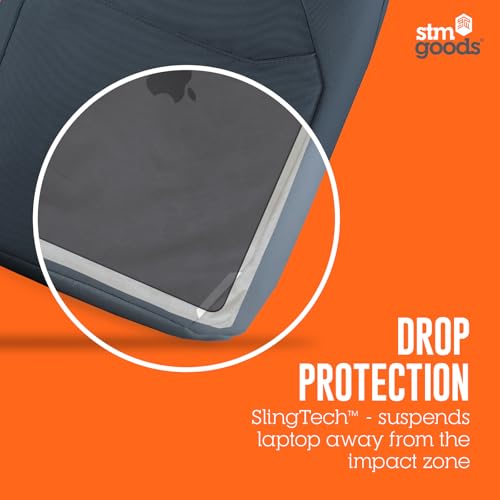 STM Myth 18L Backpack - Durable, Stylish, and Practical Laptop Backpack with Multiple Pockets - Fits 15" Laptop and 16" MacBook Pro with Maximum Laptop Protection - Magnet Black2