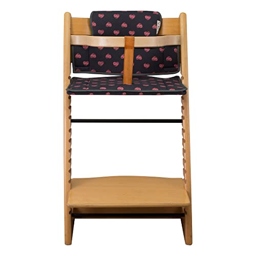 Image of JYOKO Kids Cushion Made Cotton 100% Compatible with Stokke Tripp Trapp high Chair (Fluor Heart)