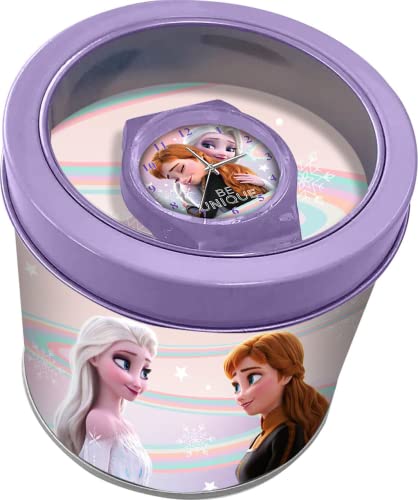 Kids- Reloj Analogico En Caja De Metal Ke03 Frozen 2, Color (WD22137)