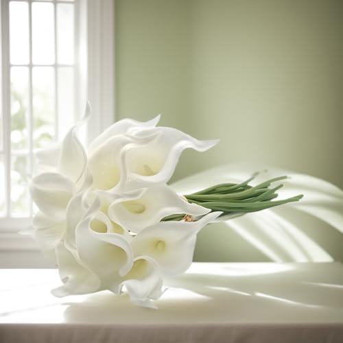 Jiadedeng NO 18Pcs Real Touch Artificial Calla Lily Flowers thumb #2