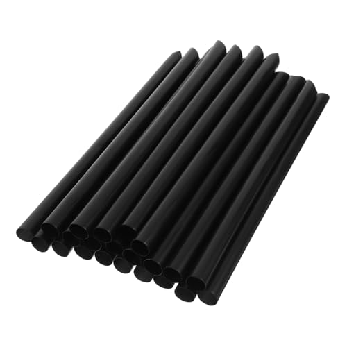 Pitillos desechables negros 19 cm 100 unidades miniatura 1