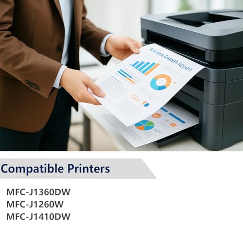 Image of LC501 Ink Cartridges Replacement Compatible for Brother LC501 LC 501 High Yield Ink Cartridges Combo Pack Work with MFC-J1260DW MFC-J1360DW MFC-J1410DW Printers (4 Packs, Black, Cyan, Magenta, Yellow)