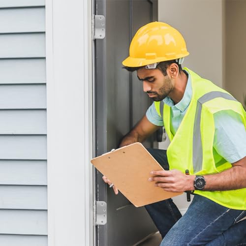 6 Pack Stainless Steel Silver Door Hinges for Exterior & Interior Doors, 4.0 x 4.0 Inch Heavy-Duty Ball Bearing Door Hinges with 5/8" Radius Corners - Image 9