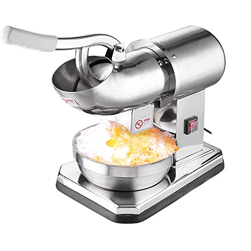 Elektrischer Eisrasierer, 200-W-Eisbrecher-Schnee-Smoothie-Maschine, Rasierte Eismaschine Aus Edelstahl, Zwei Klingen… – Bild 3