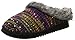 Dearfoams Women's Spaced Dyed Sweater Knit Flat