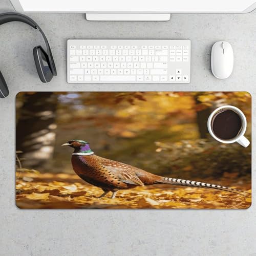 Faisan D'automne Desk Pad resistente al agua grande miniatura 5