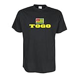 Hochweriges T-Shirt mit gedrucktem Länder-Motiv und Text für jeden Anlass.