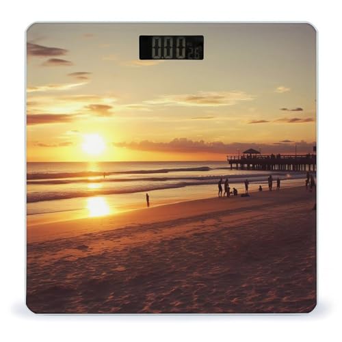 Báscula Digital de Baño Sunset Beach Capacidad 400lb miniatura 1
