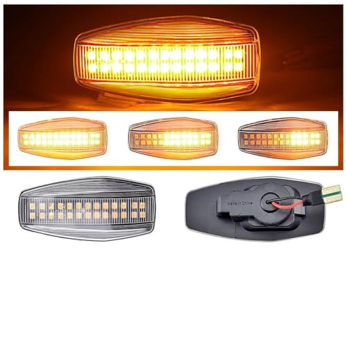 Luz LED de señal de giro dinámica lateral con parpadeo secuencial para Hyundai i10 Getz Tucson 3