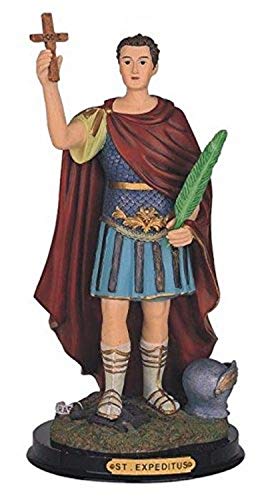 StealStreet Saint Expedites Holy Figure Religious Statue Decor, 12"