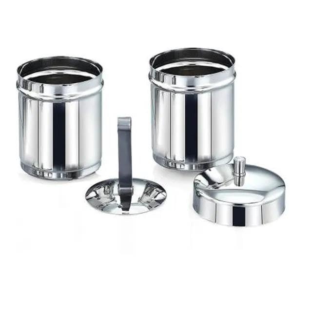 Image of SS 304 Stainless Steel South Indian Filter Coffee Maker 250ml | Madras Kaapi /Kappi Traditional Drip Coffee Brewer | Mocha Coffee Decoction Pot | Authentic Filter Coffee Maker