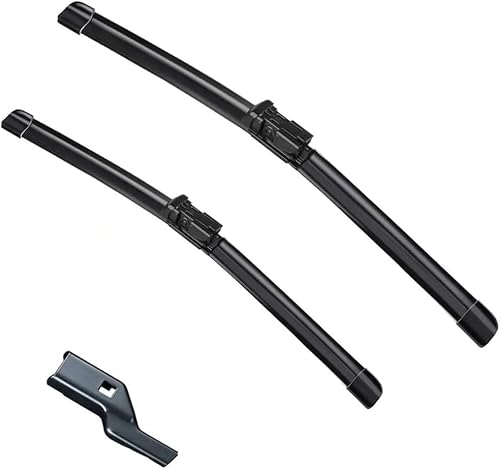 RESKIU Car Front Windshield Wiper Blade Set Replacement for Jeep Renegade 2015-2019, All Season Windscreen Wipers Quiet Easy Installation