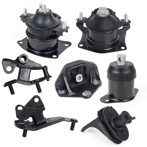 ENA Front Left Right Rear Engine Motor Center Suspension and Trans Mount Set of 7 Compatible with Acura 2004-2008 TSX 2.4L Auto Trans Replacement for A4526HY A4517 A4516 A4510 A4509 A4544 A4591