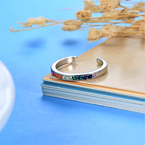 Image of Milacolato 925 Sterling Silver Toe Rings for Women 18K White Gold Plated Arrow Heart Infinity Vintage Celtic Knot Teardrop Daisy Flower Stylish Toe Rings Adjustable Toe Band Rings Summer Beach Foot Jewelry