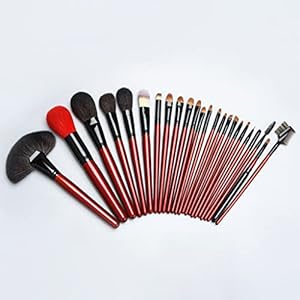 24 Makeup Brushes Set Of Brushes Wooden Handle Makeup Brushes Blush Brush Makeup Tools