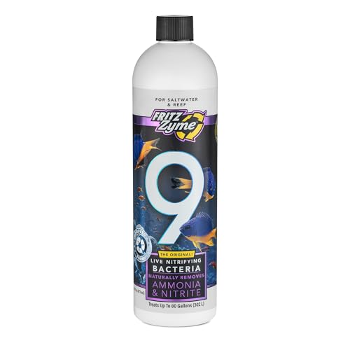 Image of Fritz Aquatics FritzZyme 9 Live Nitrifying Bacteria Naturally Removes Amonia & Nitrite for Saltwater Fish (16-Ounce)