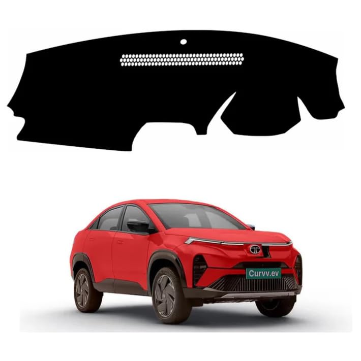 Car Dashboard Cover Compatible with Tata Nexon EV 2012 to 2026 Dustproof, UV Resistant | Sun Shade Carpet | Custom Fit Car Accessories-image-19