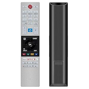 UNOCAR CT-8533 CT-8541 RC42150 Replacement Remote Control for Toshiba Smart 2018 2019 4K Ultra HDR TV, Toshiba Full HD Ready LED Television with Netflix Rakuten Freeview Buttons, 30099654