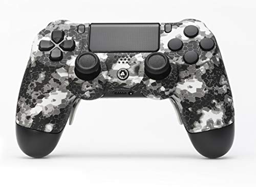 Preisvergleich Produktbild AimControllers PS4 Custom Wireless Controller, PlayStation 4 Personalized Gamepad with 4 Paddles, DigiCamo White [video game]
