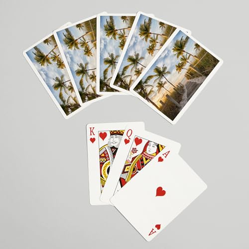 Baraja de 52 cartas tamaño póker con fotografía Florida miniatura 7