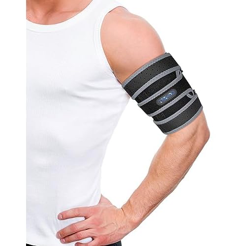 TISMOD Bicep Tendonitis Brace Relief Pain For Bicep＆Triceps and Muscle Strains，Upper Arm Brace Support Compression Sleeves Fit Men＆Women