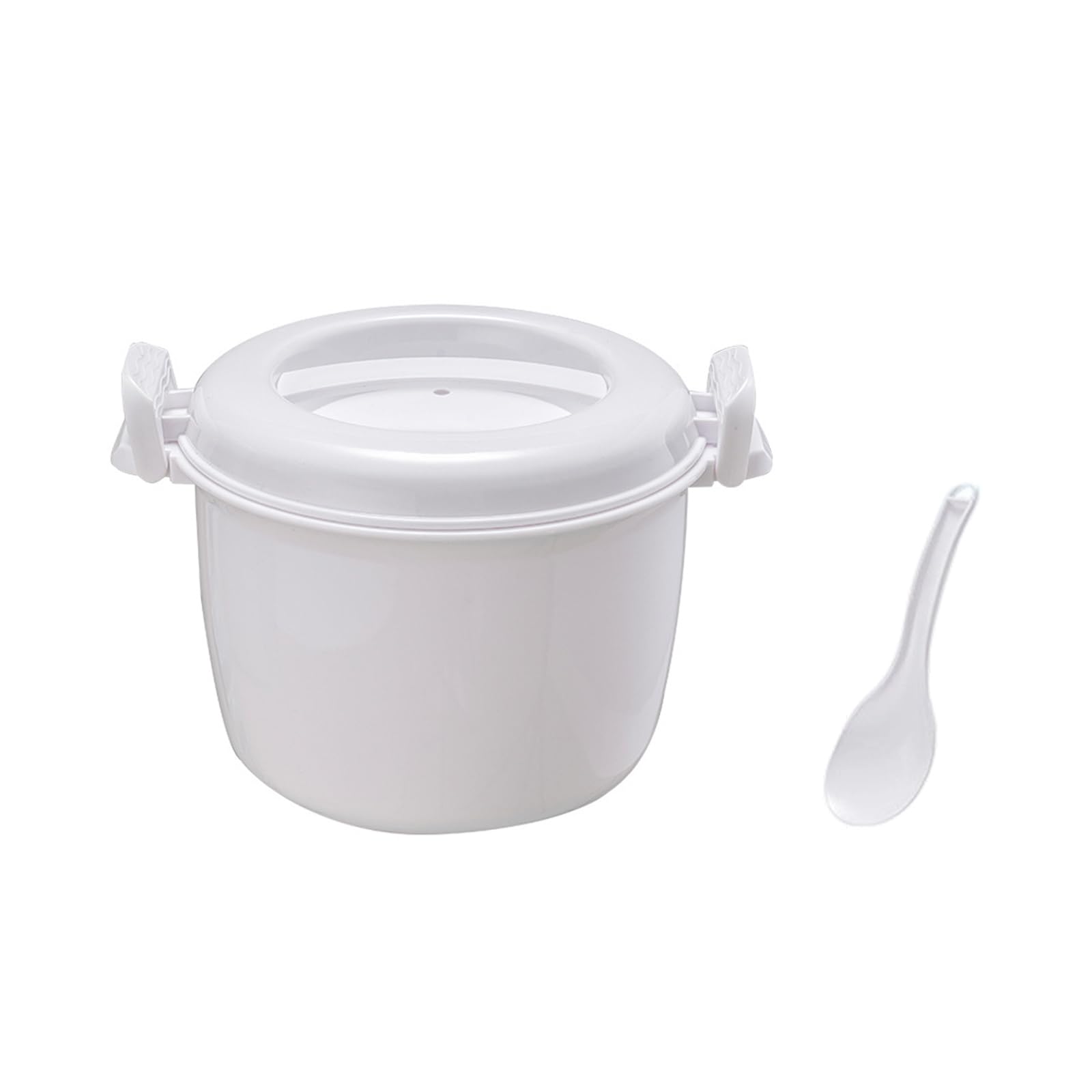 Xjdzineq Oven Microwave Rice Cooker Vegetable Container Insulated Lunch Box with Rice Spoon for Lunch and Meal Preps Heating Bowl with Lid Cookware