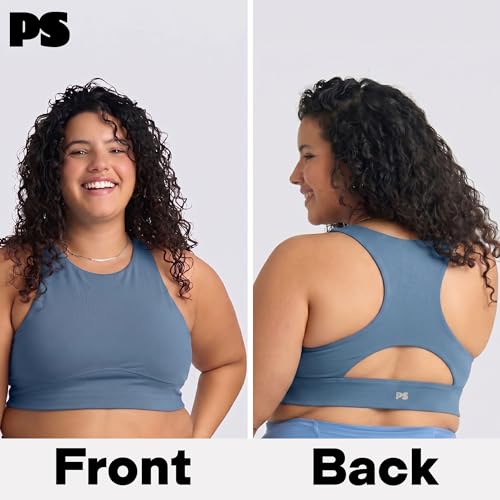 Image of POPSUGAR Sports Bras for Women - Y Back, High Neck, Strappy & Long Line Padded Racerback Bra Workout Yoga Top Racer Back Bra